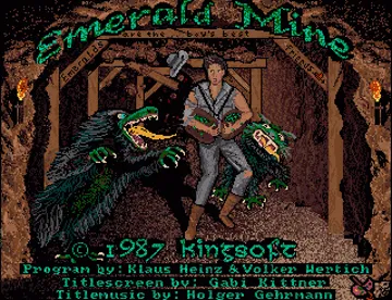 Emerald Mine screen shot title